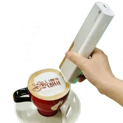 EVEBOT Handheld 3D Food Printing Pen - DIY Edible Printer for Cakes, Cookies, Bread, and Coffee Latte Art