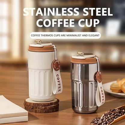 Insulated Stainless Steel Vacuum Tumbler with Temperature Display - Custom OEM/ODM Logo Options Available