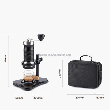 Manual Espresso Coffee Maker - Portable Handheld Machine with 9-12 Bar Pressure for Travel Use