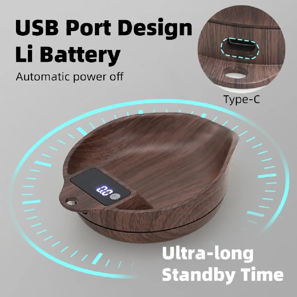Precision Electronic Coffee Scale with 0.1G Accuracy for Espresso and Bean Measurement - Featuring ABS Display Tray and Essential Barista Accessory