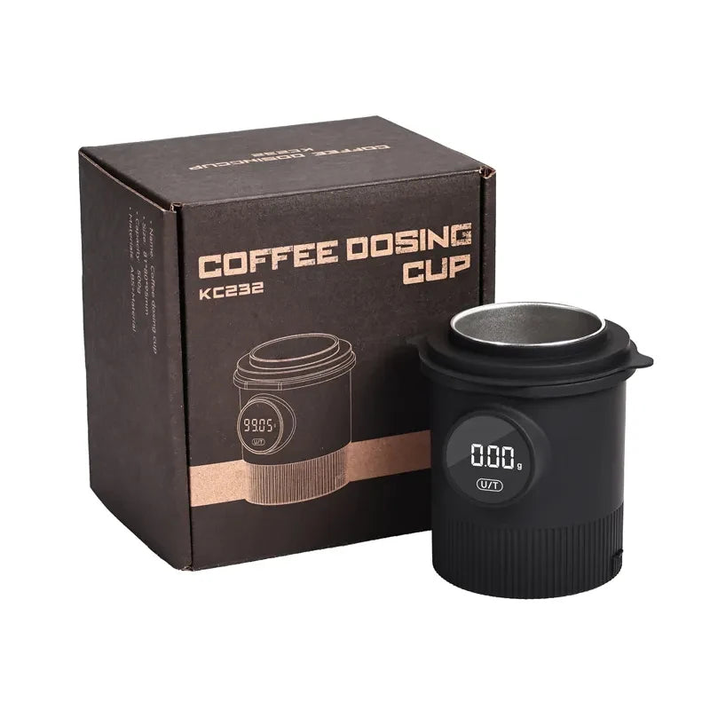 Digital LCD Espresso Scale with Dosing Cup - KC232, 500g Capacity