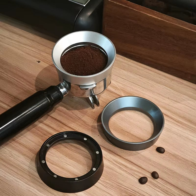 I-TOP Premium 58MM Aluminum Magnetic Espresso Dosing Ring for Portafilter Coffee Precision Filling