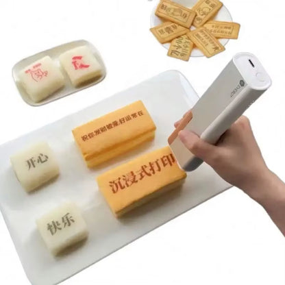 EVEBOT Handheld 3D Food Printing Pen - Professional DIY Cake and Cookie Printer for Creative Bread and Coffee Latte Art