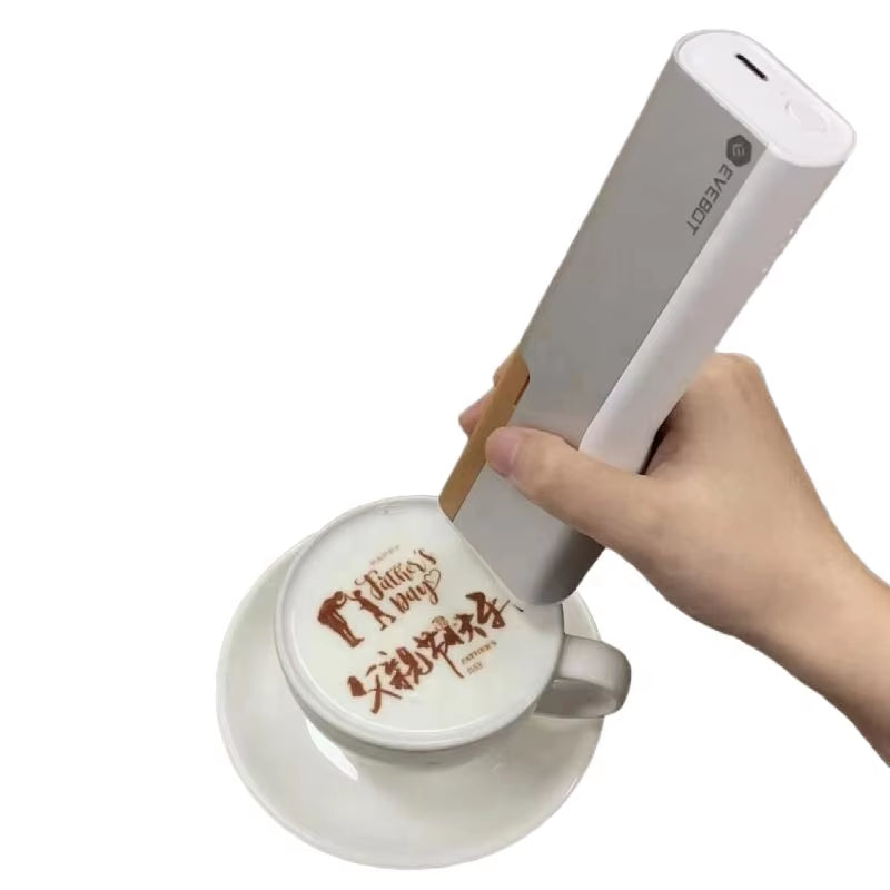 EVEBOT Handheld 3D Food Printing Pen - Professional DIY Cake and Cookie Printer for Creative Bread and Coffee Latte Art