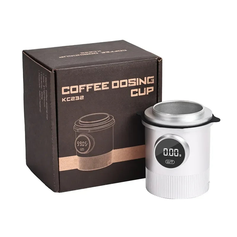 Digital LCD Espresso Scale with Dosing Cup - KC232, 500g Capacity