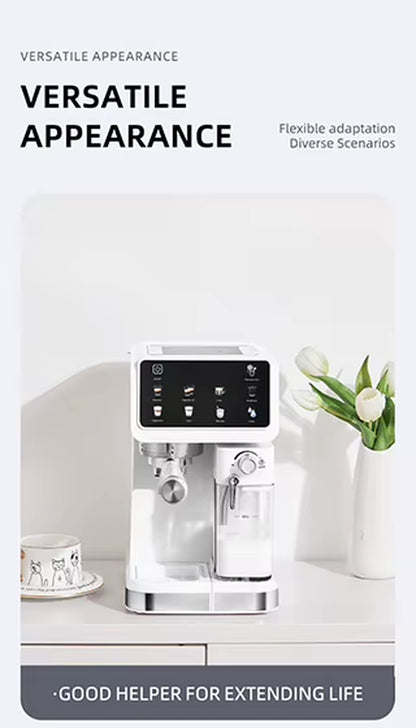 2025 Fully Automatic Commercial Espresso Coffee Machine with Grinder - Office Smart Coffee Bean to Cup Dr GT2