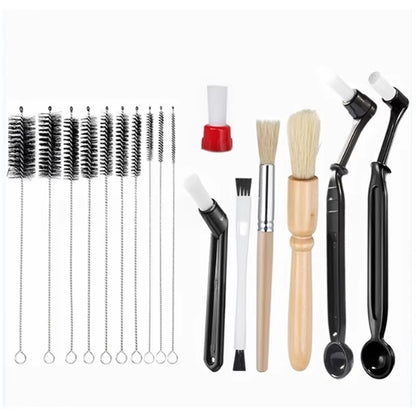 Multifunctional Coffee Machine Cleaning Brush Set for Professional Use in Coffee Shops