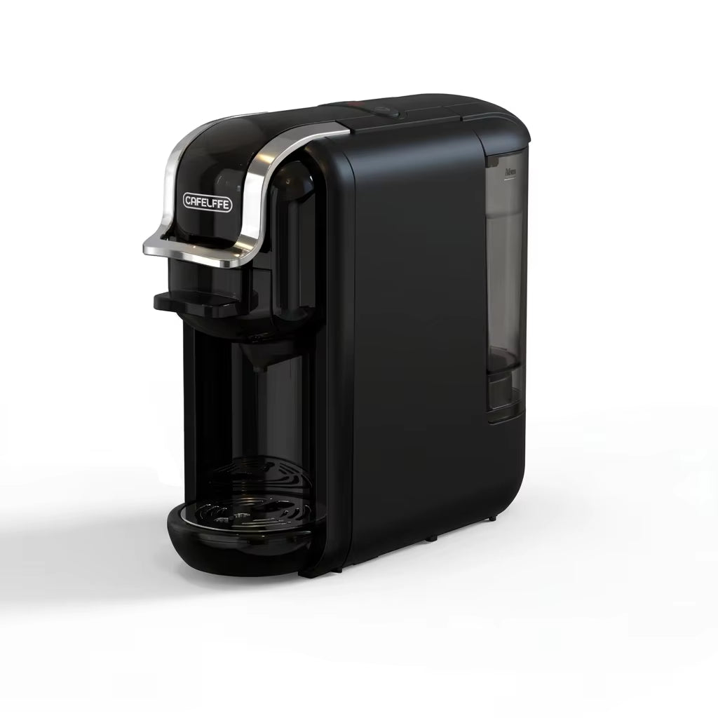 CAFELFFE 4-in-1 Coffee Capsule Machine with Hot and Cold Brewing Options, 20 Bar Pressure, Compatible with NS*DG*ESE Pods and Ground Coffee, for Large or Small Cups