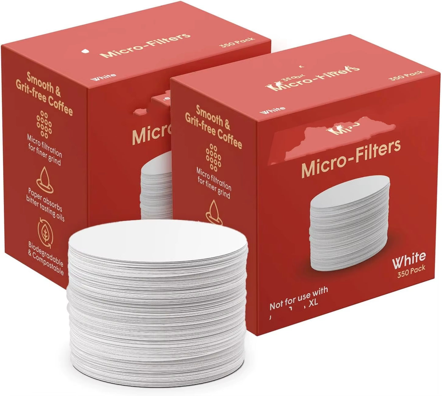 Coffee Replacement Filter Pack - Microfilters for Coffee and Espresso Machines