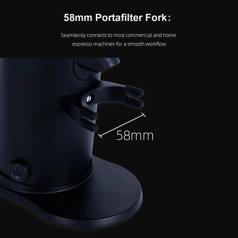 Automatic Single Dose Flat Burr Coffee Grinder with Variable Speed - Direct from Factory