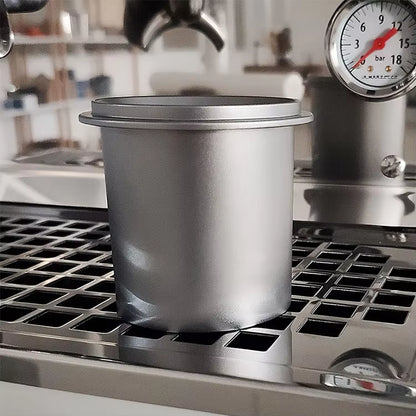 Wholesale 51/58mm Silver Espresso Dosing Cup for Coffee Powder Tools