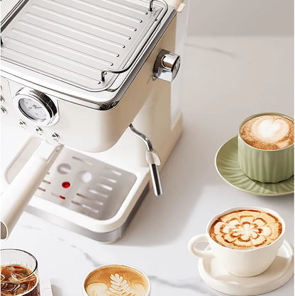 Home Gifts 20 Bar Automatic Espresso & Cappuccino Machine Stainless Steel Coffee Maker with Built-In Milk Frother