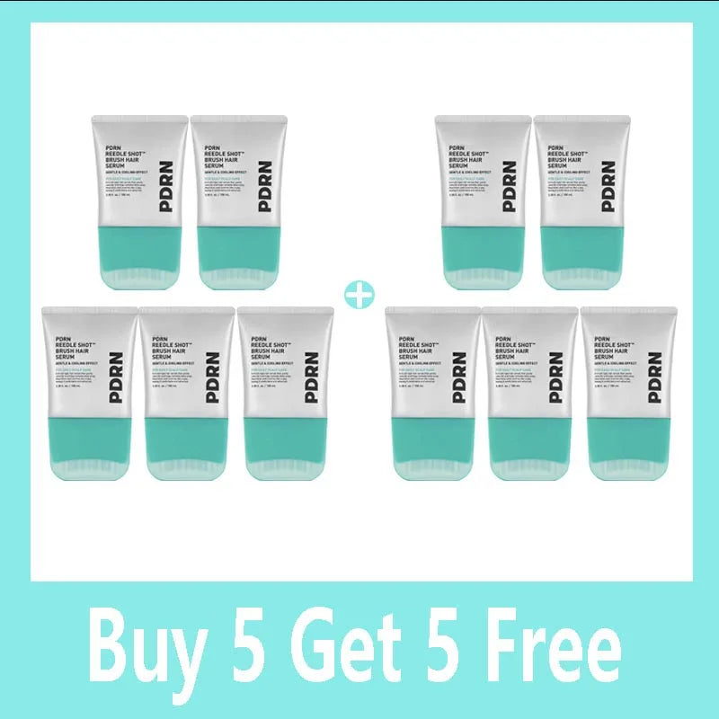 Pdrn Reedle Shot Brush Hair Serum - Nourishing and Strengthening Essence for Daily Scalp Care and Enhanced Scalp Health