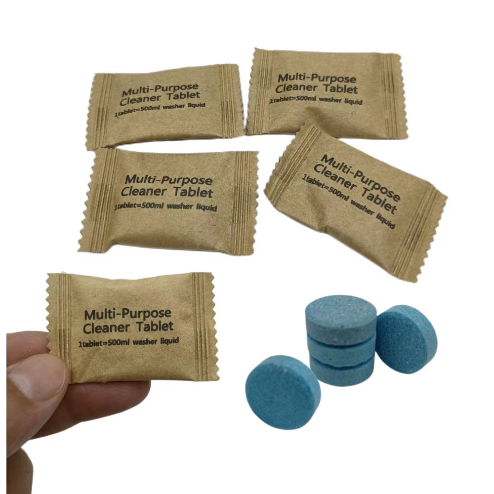 Effervescent Multi-Surface Cleaning Tablets for Household Use
