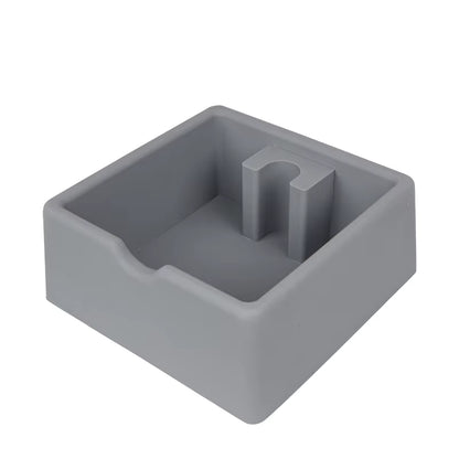 New Design Square Fully Silicone Silent Coffee Bin Coffee Knock Box for Espresso Coffee