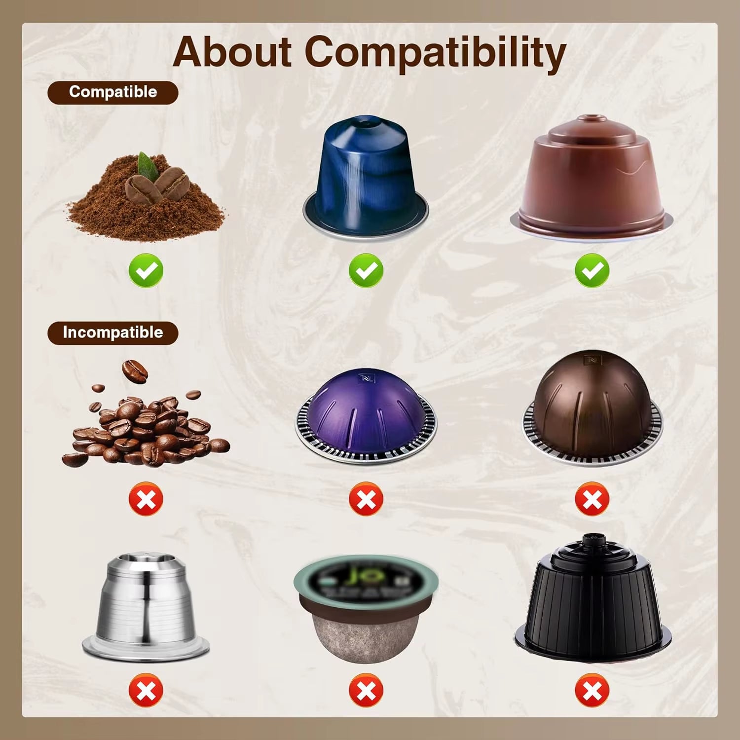 Customizable Compact Coffee Maker with Heating Function for Outdoor Applications