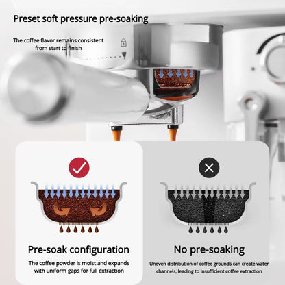 2025 Fully Automatic Commercial Espresso Coffee Machine with Grinder - Office Smart Coffee Bean to Cup Dr GT2