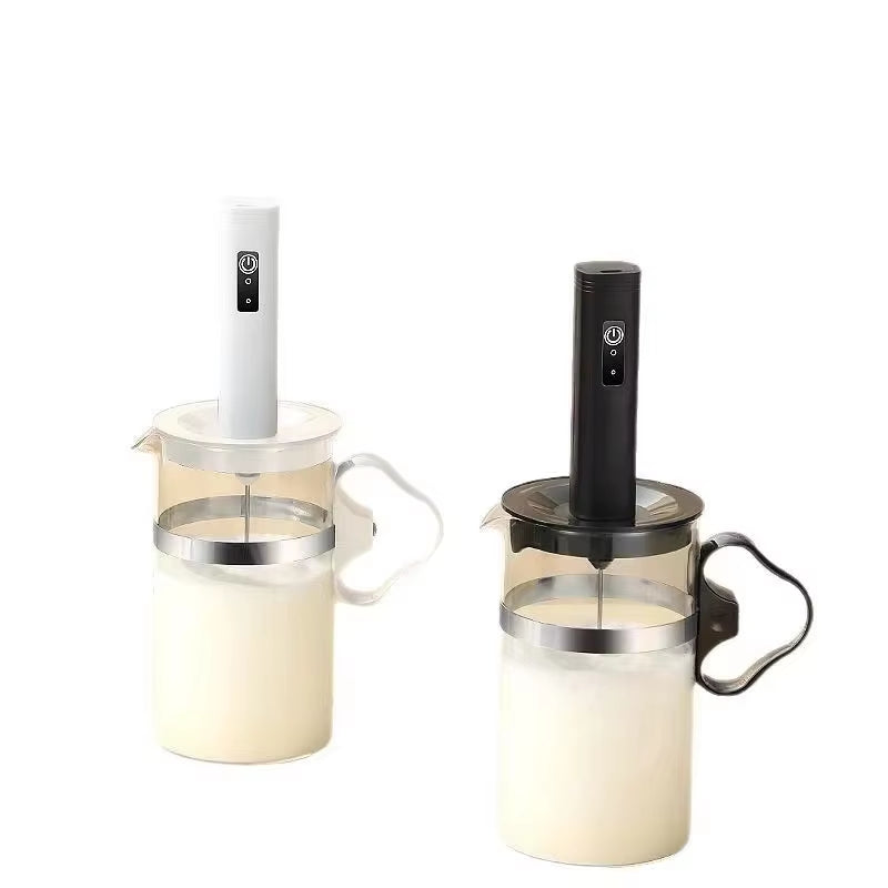 Fushida Automatic Handheld Electric Coffee and Milk Frother with Battery and USB Power Source