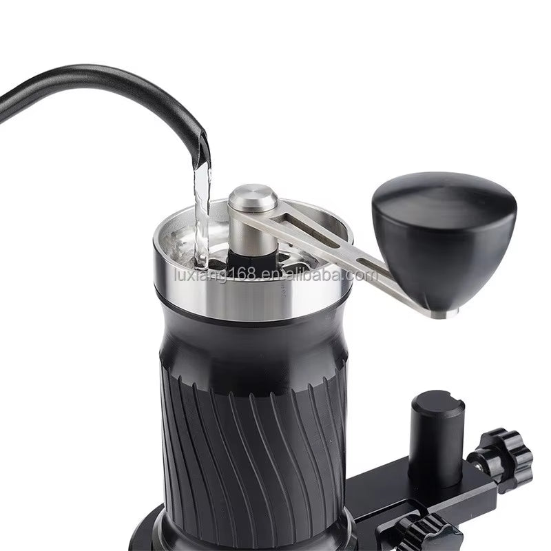 Manual Espresso Coffee Maker - Portable Handheld Machine with 9-12 Bar Pressure for Travel Use
