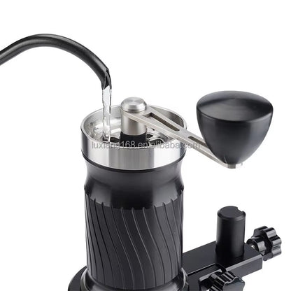 Manual Espresso Coffee Maker - Portable Handheld Machine with 9-12 Bar Pressure for Travel Use