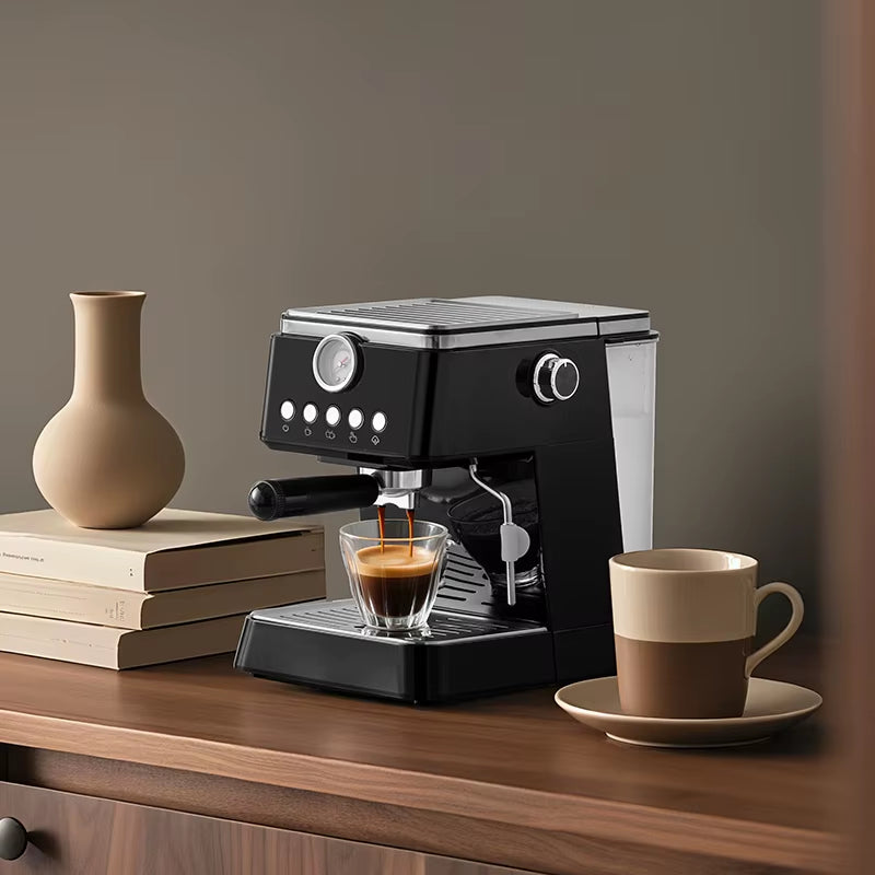 Hot OEM Professional Espresso Machine Home/Commercial Coffee Maker Cappuccino with Steam Wand