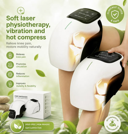 Electric Heating Knee Massager with LCD Display